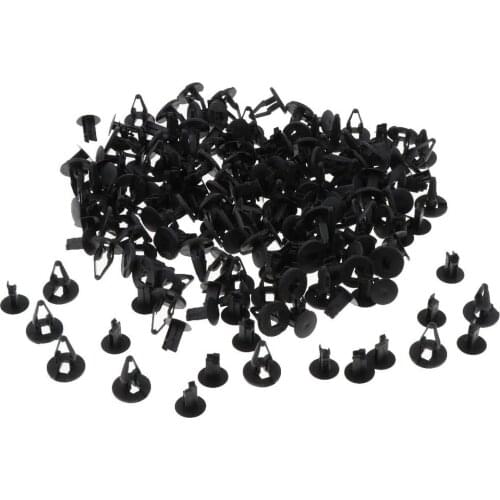 Fender Clip,Plastic Clips for Car,Push-Type Bumper Fasteners Rivet Clips Auto Clips & Fastener 200pcs