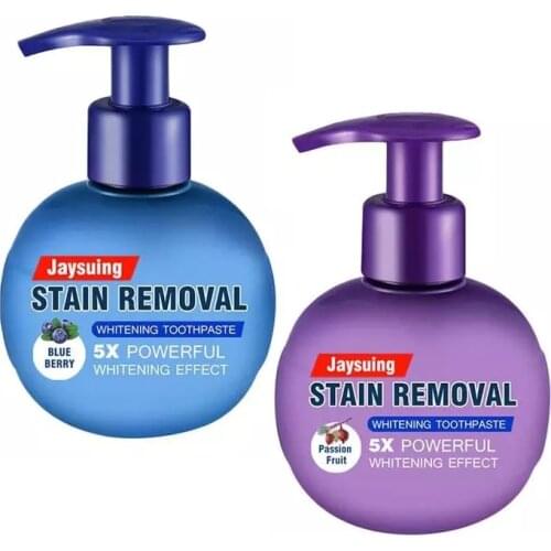 Toothpaste 220g Passion Fruit Blueberry Soda Toothpaste Stain Removal Whitening Baking Soda Toothpastes Fight Bleeding Gums Oral