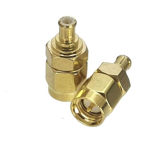 10Pcs SMA Male Plug to MCX Male Plug RF Adapter Connector Coaxial High Quanlity straight