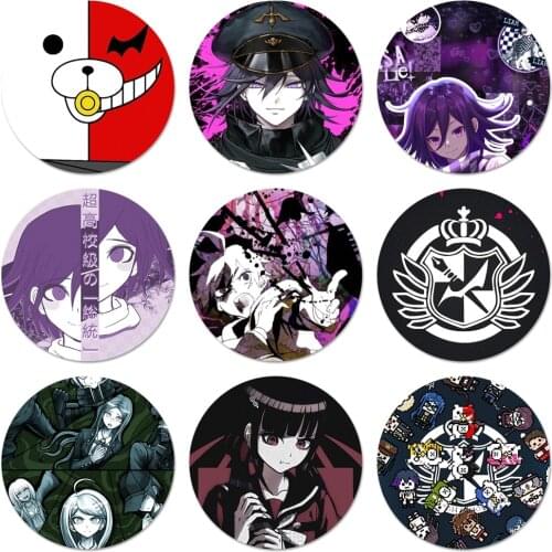 58mm Danganronpa V3 Badge Brooch Pin Accessories For Clothes Backpack Decoration gift