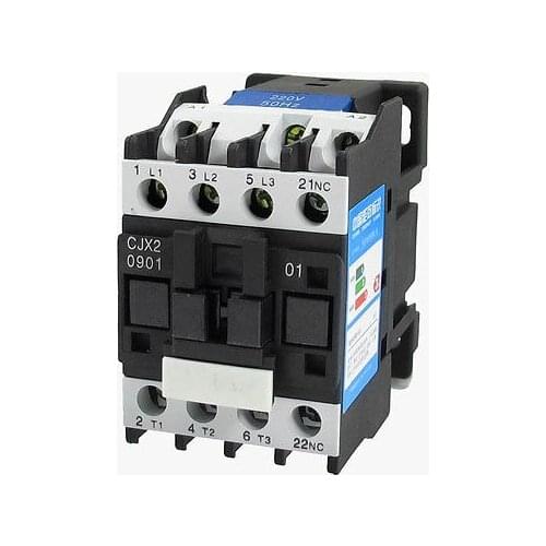 CJX2-0901 660V 20A 3 Poles 3P NC 35mmDIN Rail AC Contactor 220V Coil