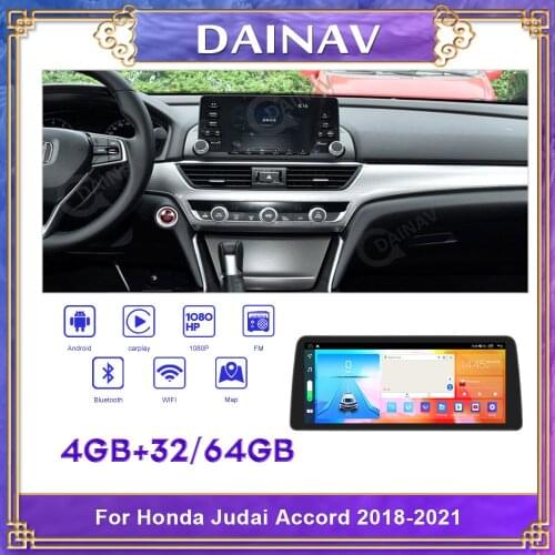 For Honda Judai Accord 2018-2021 Android Car DVD Player Car Radio Multimedia Video Player GPS Navigator