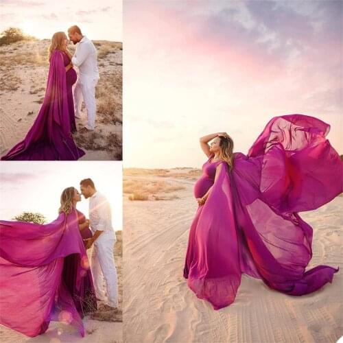 Elegant Long Celebrity Dresses with wrap Plus Size Sweep Train Maternity Gowns Pregnant Women Party Dress