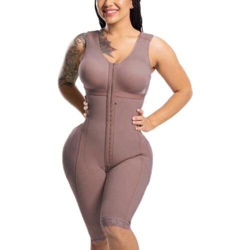 Post-Surgery Faja With Bra Breast Augmentation Support Seamless Invisible Undergarment Slimming Waist Trainer Body Shaper