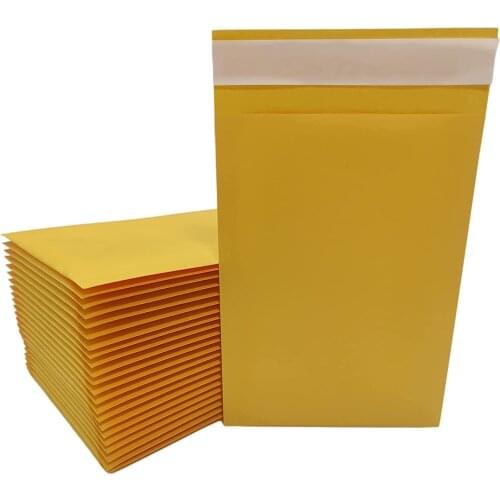 Mail Kraft Paper 50pcs Shipping Bubble Padded Mailing Envelopes for Mailer Gift Packaging Self Seal Courier Storage Bag Shipment