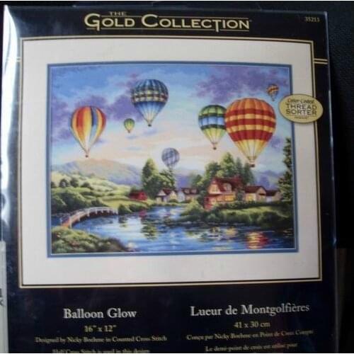 MM top Quality lovely counted cross stitch kit balloon glow balloons dim 35213