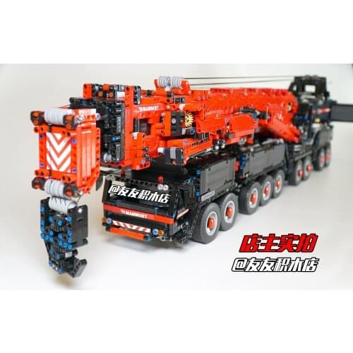 NEW Upgraded Power Mobile Crane Building MOC-20920 LTM11200 RC Technic Motor Kits Blocks Bricks Toys Boy Gifts