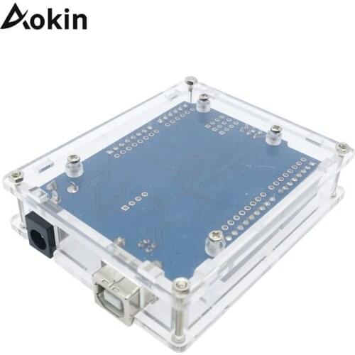 Uno R3 Case Enclosure Transparent Acrylic Box Clear Cover Compatible for arduino UNO R3 Case Shell Capa Cover Fundas