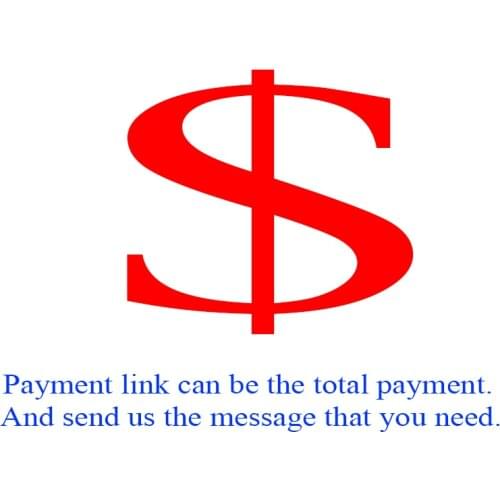 Payment link can be the total payment, and send us the message of product