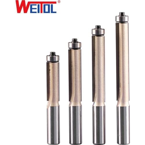 WeiTol Professional Lengthen Flush Trim Router Bit Woodworking Tools CNC milling cutter endmill for wood