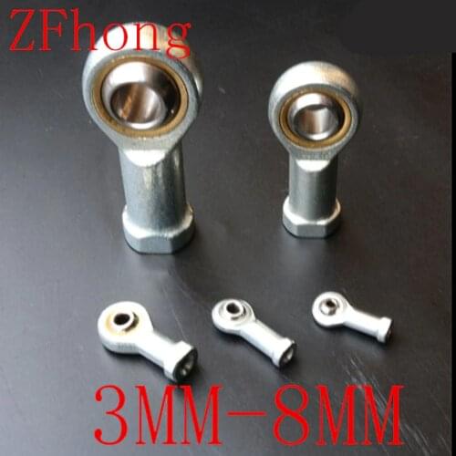 1pc 3mm 4mm 5mm 6mm 8mm male SA T/K POSA Right/Left Hand Ball Joint Metric Threaded Rod End Joint Bearing For rod