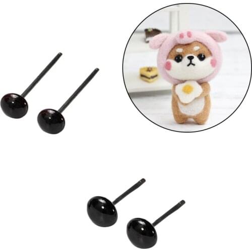 200Pairs/Set 3mm~10mm DIY Accessories Black Eye Animal Toy Plastic Eye Crochet Doll Wool 2019NEW Professional Durable Hi-Quality