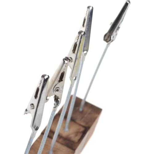 40Pcs Cube Wire Card Picture Memo Photo Clip Holder Desk Alligator Clip Gift