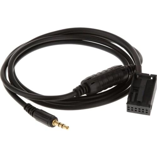Car Female Audio AUX 3.5mm Input Adapter Cable For BMW Sedan and Touring