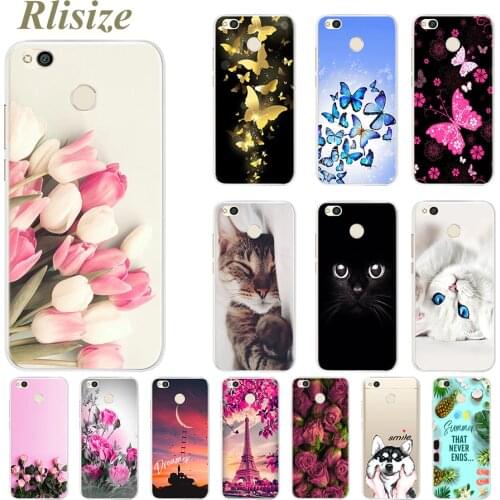 Colorful Flower Patterned Case For Xiaomi Redmi 4X 4 X Ultra Slim Soft Silicone Cover Cases For Xiami Redmi 4X Phone Cover Coque