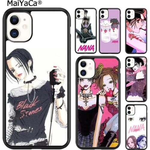 MaiYaCa Anime Nana Phone Case Cover For iPhone 5s SE 6 6s 7 8 plus X XR XS 11 12 pro max Samsung Galaxy S8 S9 S10 shell