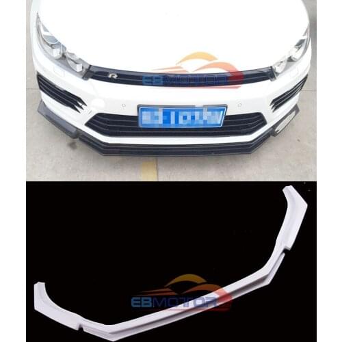 Home / For VOLKSWAGEN / Scirocco / FRONT LIP SPOILER SPLITTER FOR VW Volkswagen SCIROCCO Rline BUMPER 2015UP V078F