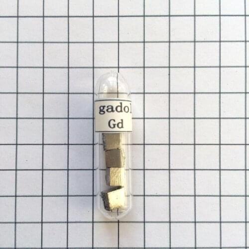 Gadolinium metal Turnings Reference Sample in sealed vial 5 gram