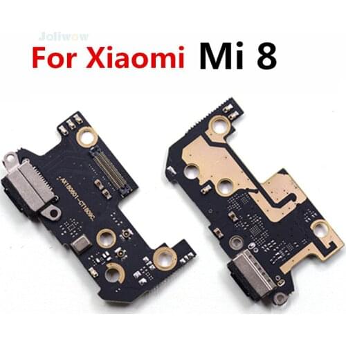 For Xiaomi Mi8 / Mi 8 USB Charging Port Charger Board Flex Cable Dock Plug Connector Replacement Parts