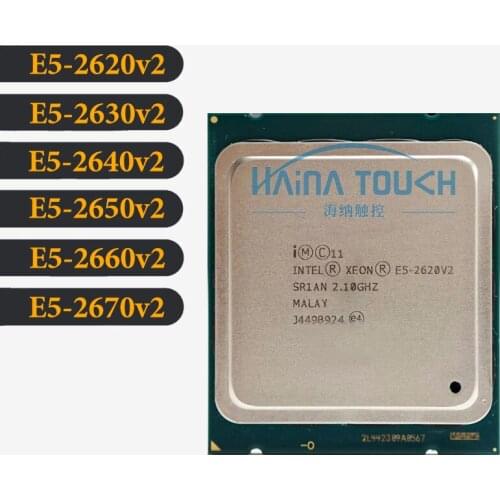 Intel Xeon E5-2620v2 2630v2 2640v2 2650v2 2660v2 2670v2 Processor Server CPU