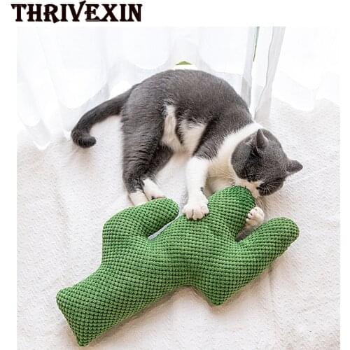 Cactus Catnip Cat Toy Pet Chewing Toy Claws Thumb Bite Teeth Grinding Toys Pet Supplies