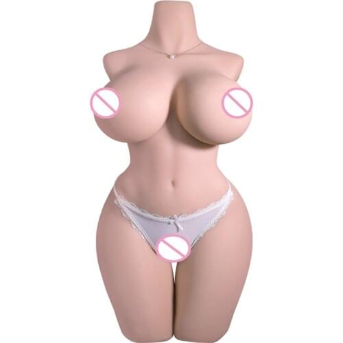 18+poupée poupées de sexe amour poupée torse demi corps Medical silica gel réaliste poupée de sexe vagin gros seins cul Anal jou