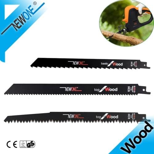 5pcs HCS Reciprocating Saw Blades Wood Cutting Hand Saw Saber Saw Blade Fit NEWONE Portable Woodworking Recip Saw Tool Attach