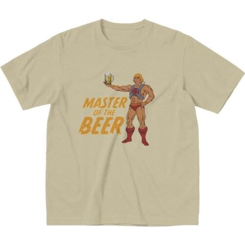 He-Man And The Masters Of The Universe Beer Tshirts Men Short Sleeves Printed T Shirt Novelty Eternia T-shirts Cotton Tee