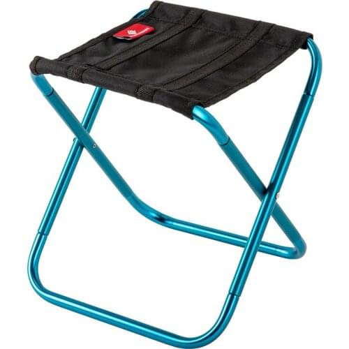 Small Folding Stool Bench Stool Portable Outdoor Ultra Light Aluminum Alloy For Camping Fishing Subway Train Travel Chair