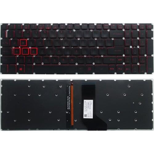 New US Keyboard Backlit for Acer Nitro 5 AN515 AN515-51 AN515-52 AN515-53 AN515-41 AN515-42 AN515-31 n17c1 AN515-51-56U0