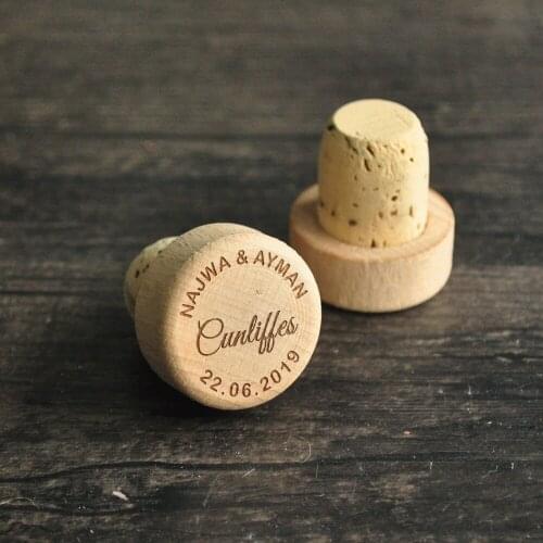 Personalized Wine Stoppers Bottle Stopper Wedding Favors Cork Stoppers Valentines Keepsake Wine Stopper