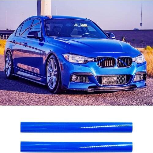 Front Grille Trim Strips For BMW F20 F22 F23 F21 2 3 4 5 6 7 Series Sport Style Strip Cover Frame Car Decorations Stickers 2 Pcs