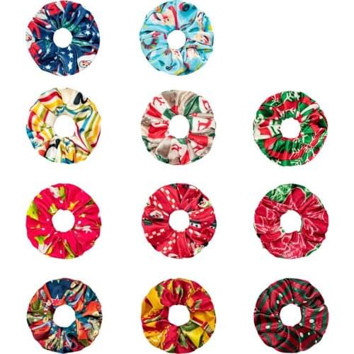Christmas gift flower headband kawaii accessories hair band headbands for women cute hairband scrunchie pack peluche tie rainbow
