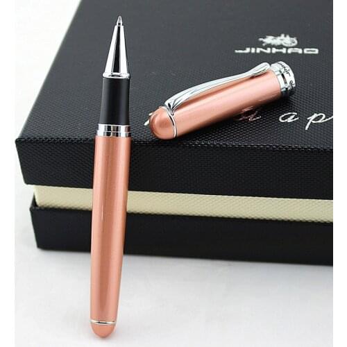 Jinhao 750 Ballpoint pen 15 colours High Quality luxury office school Stationery material supplies Full metal Rollerball Pen