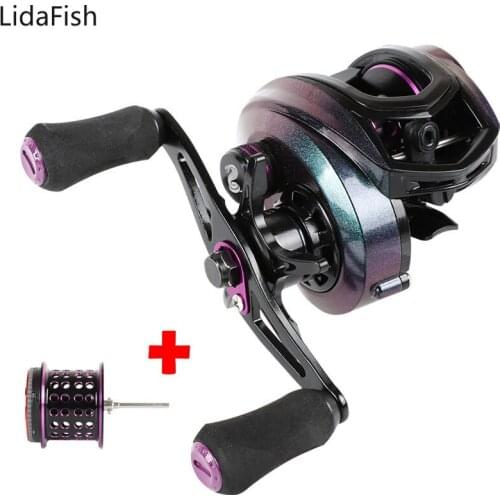 Super Light 9+1BB Baitcasting Reel Strong Drag Power 8kg Carp Fishing Wheels with Doble Spool