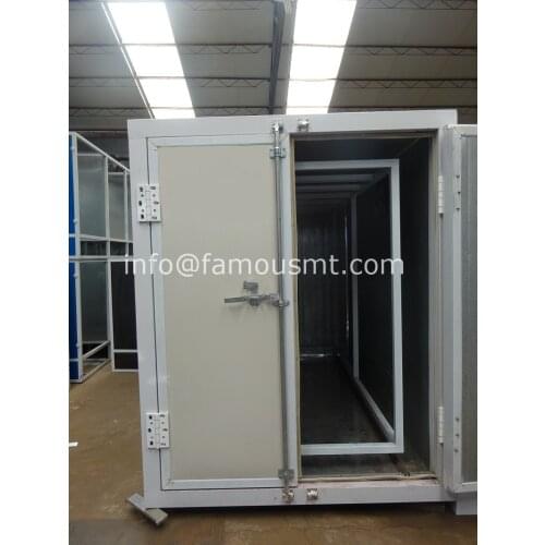 High Temperature Diesel burner heating Powder Coating Curing Machine