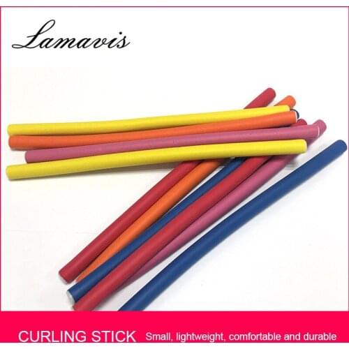 10pcs/Pack- Hair Salon Special Perm Bar Hair Bar Hair Styling Tool Rubber Curling Bar Sponge Heat Insulation Hair Bar