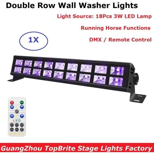 18LEDS Disco UV Black Lights DJ 30W LED Wall Washer Lights For Party Christmas Bar Lamp Laser Stage Wall Washer Stage Lights