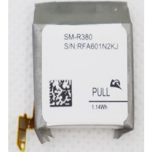 2pcs/lot SM-R380 Battery Gear 2 SM-R380 For Samsung Gear2 R380 SMR380 SM-R381 Genuine Replacement Battery 300mAh