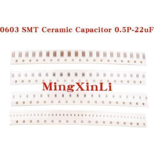4000pcs 0805 SMD Chip Multilayer Ceramic Capacitor 0.5pF - 100NF 10pF 22pF 100pF 1nF 10nF 15nF 100nF 0.1uF 1uF 2.2uF 4.7uF 10uF