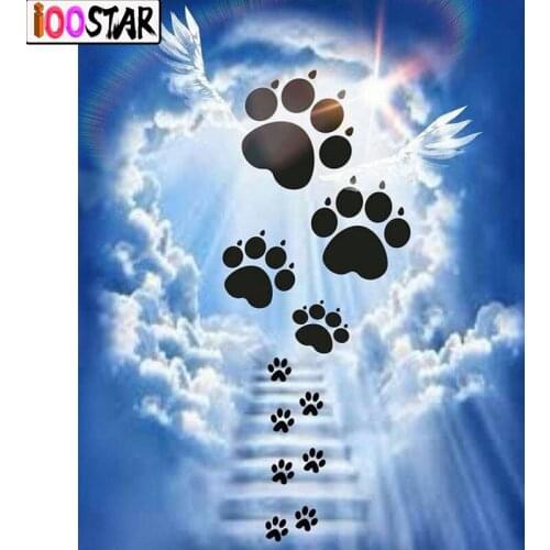 5D diy diamond painting embroidery heaven dogs full square/round diamond Mosaic Rhinestones Cross stitch Home decoration gift