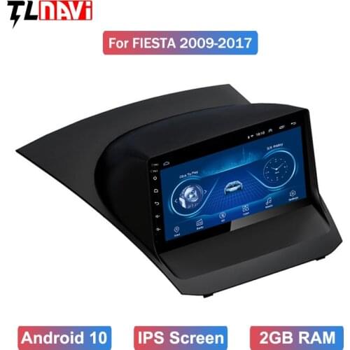9 INCH 2.5D Android 10 Car DVD GPS Player For 1Ford FIESTA 2009-2017 Car Radio Stereo Head Unit Navigation