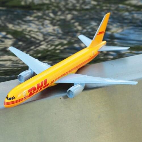 DHL Boeing 757 Airplane Diecast Aircraft Model 6" Metal Plane Aeroplane Home Office Decor Mini Moto Toys for Children