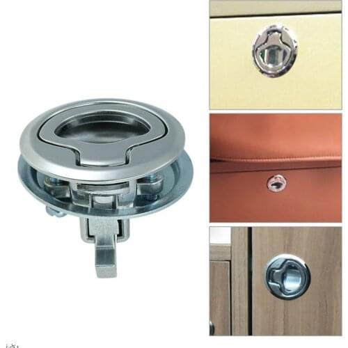 2 Pieces Marine Slam Latch 2 inch 50mm, Aluminium Boat Hatch Lift Handle