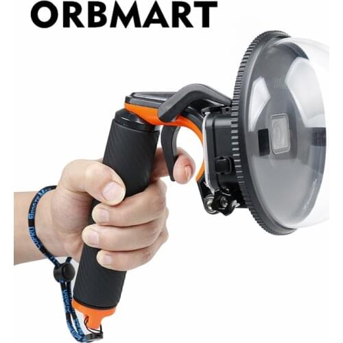 ORBMART 30m Underwater Diving Housing Case For Go Pro Gopro Hero 8 5 6 7 Black Photography With Stabilizer Trigger Handgrip