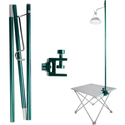 Camping Tool Foldable Light Stand Outdoor Detachable Foldable Lamp Lantern Bracket Portable Light Hanging Stand Outdoor Tools