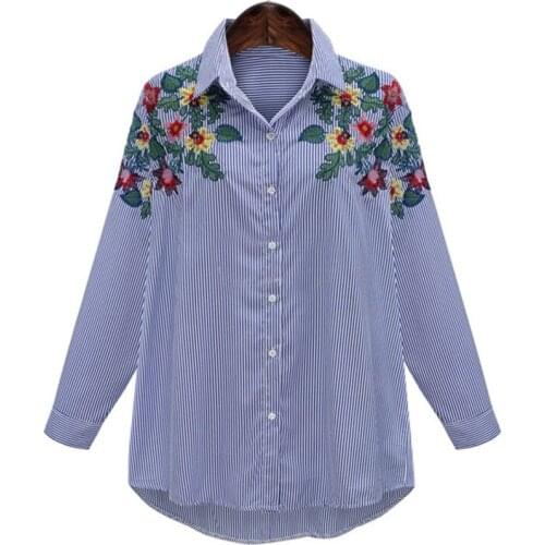 Kanifio Striped Blouses