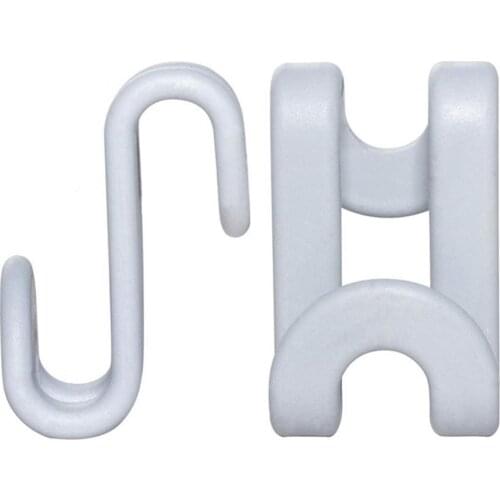 80% Hot Sale 10Pcs Multifunctional Plastic S-Shape Double Hooks Mini Clothes Hanger Accessories Closet Organizer