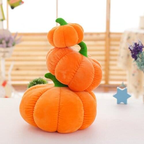 18cm/30cm/40cm Cute Pumpkin Plush Stuffed Doll Soft Toys For Children Baby Kids Cushion Sofa Bed Vegetables Pillow for christmas