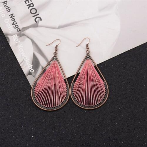 DUOVEI Trendy Bohomian Alloy Water Drop Earrings Women Female Brincos 2018 Boho Dangle Eardrop Earrings Fashion Wedding Jewelry